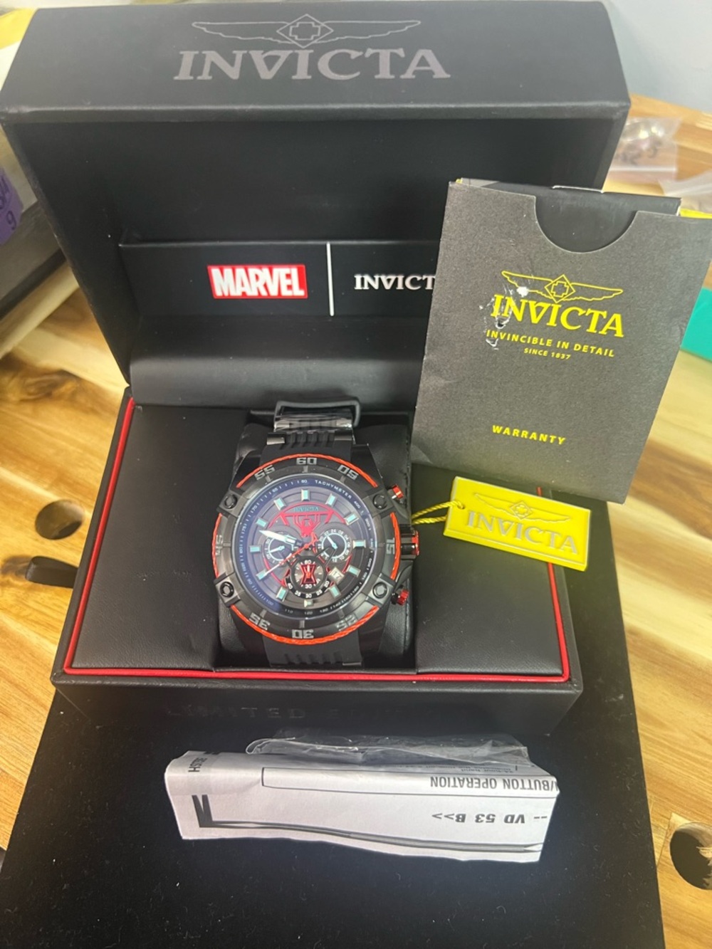 INVICTA LIMITED EDITION MENS MARVEL WATCH